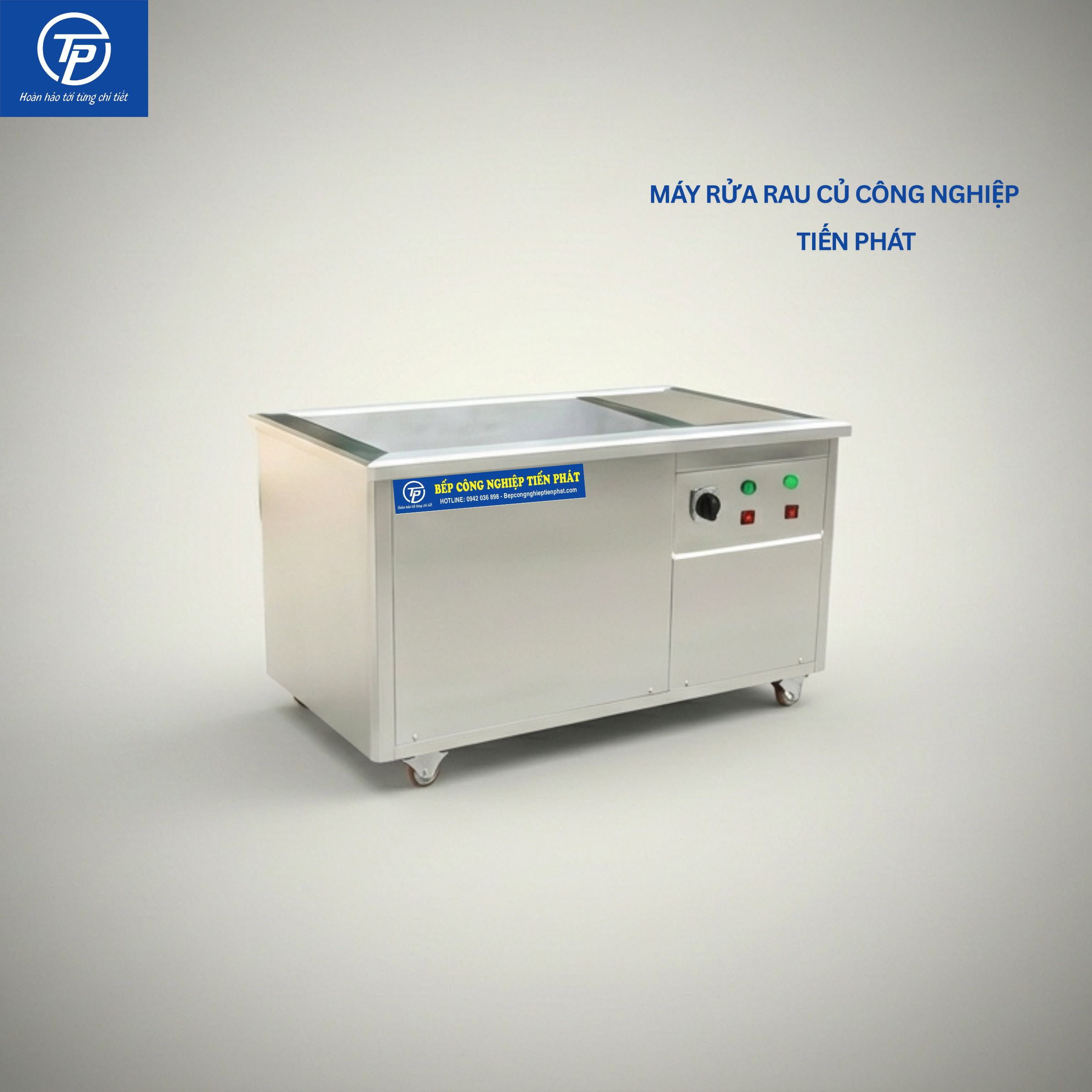 Máy Rửa Rau Củ Công Nghiệp 1.5m